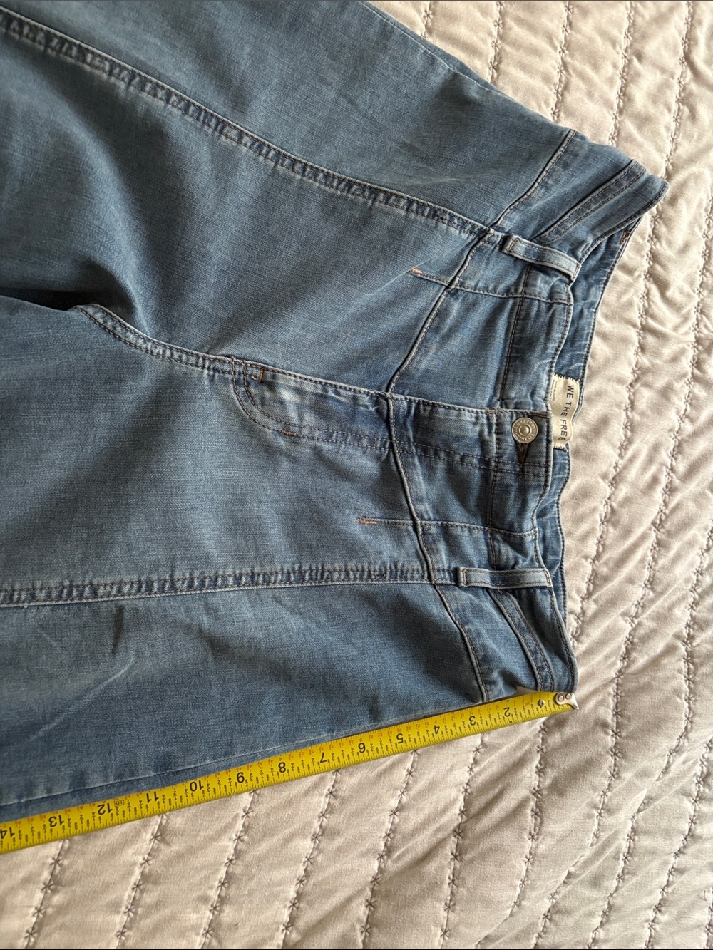 WE THE FREE Light Blue Wide-Leg Jeans - Picture 9 of 10